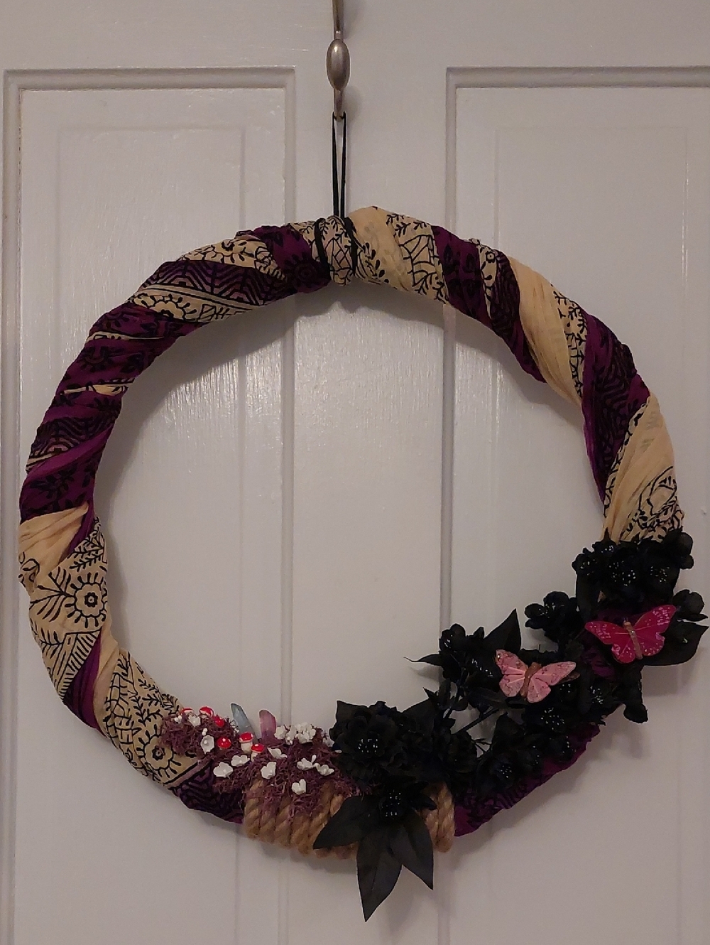Whimsical Dark Fantasy Wreath